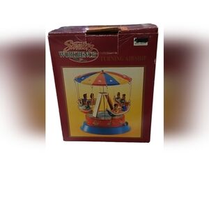 Santa's Workbench Tin Spinning Airship.